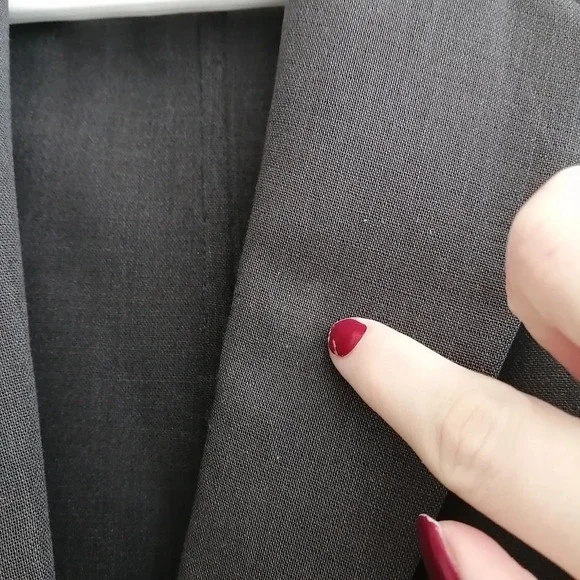 Akris Wool Summer Blazer Single Breasted with Hidden Snap Closure Size 10 - Picture 9 of 17